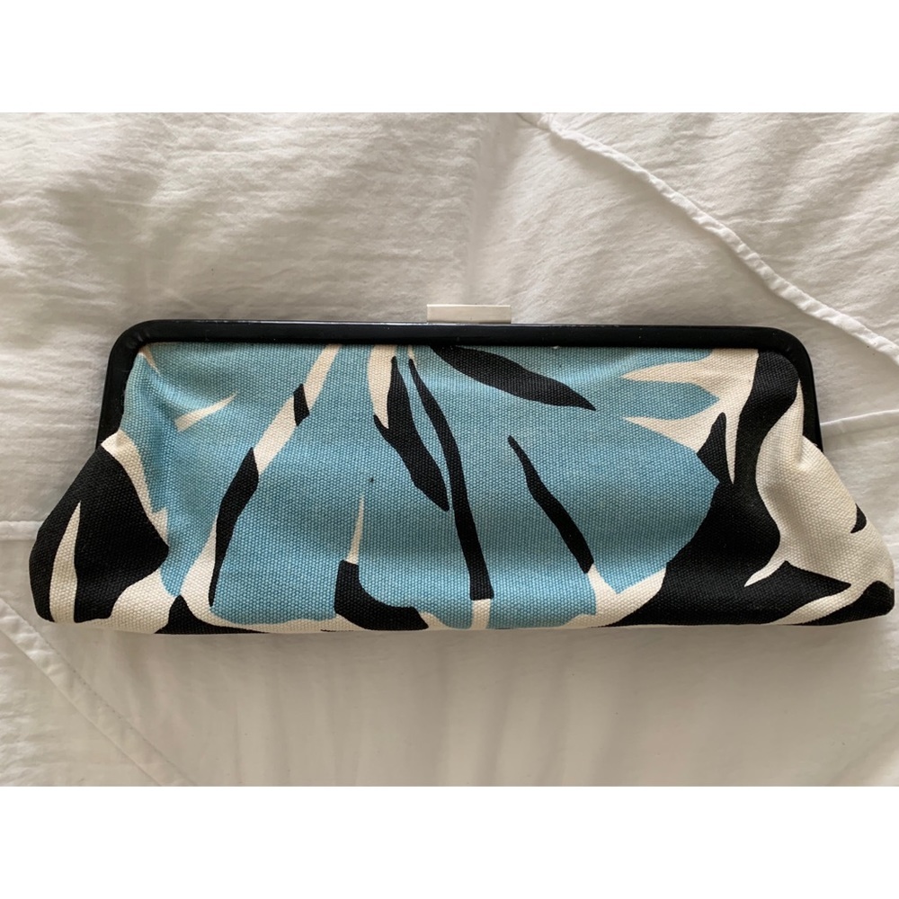 The Limited Black and Blue Clutch